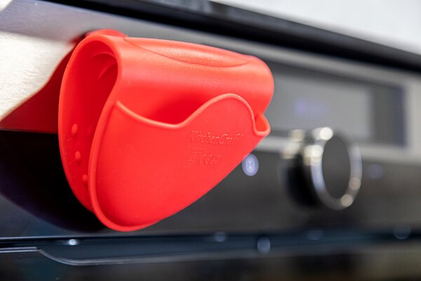 Silikonová chňapka KitchenCraft do 260 °C protiskluzová na horké nádobí trouba plechy hrnce bezpečné vaření KCGRAB