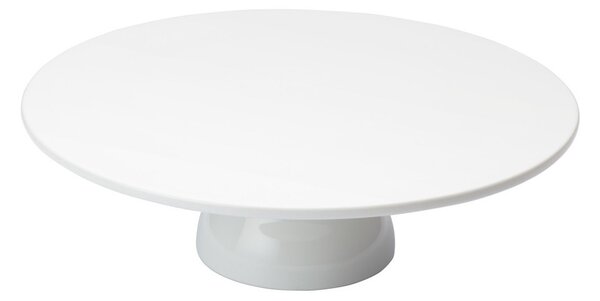 Porcelánový stojan na dort 26 cm bílý servírovací podnos na koláč dezerty sýry elegantní jednoduchý design SDICSTAND