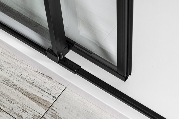Polysan Polysan, ALTIS LINE BLACK obdélníková sprchová zástěna 1100x800 mm, L/P varianta, AL3912BAL5912B