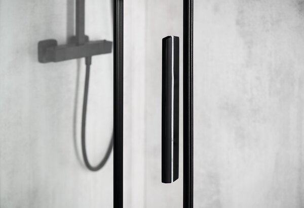 Polysan Polysan, ALTIS LINE BLACK obdélníková sprchová zástěna 1100x800 mm, L/P varianta, AL3912BAL5912B