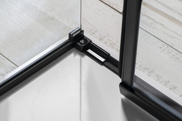 Polysan Polysan, ALTIS LINE BLACK obdélníková sprchová zástěna 1100x800 mm, L/P varianta, AL3912BAL5912B