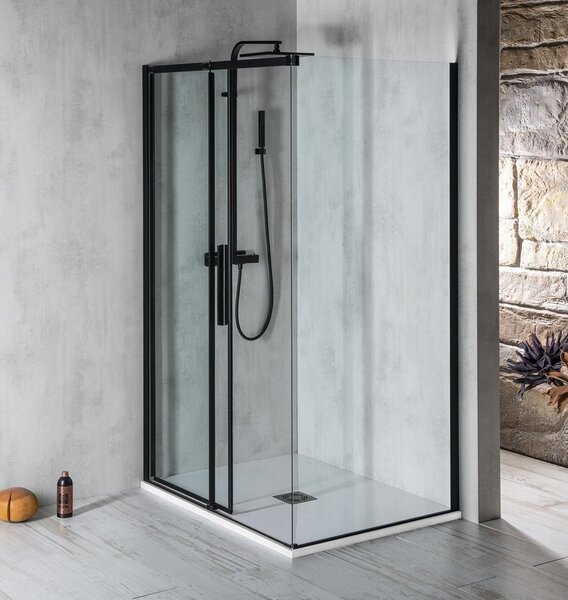 Polysan Polysan, ALTIS LINE BLACK obdélníková sprchová zástěna 1100x800 mm, L/P varianta, AL3912BAL5912B