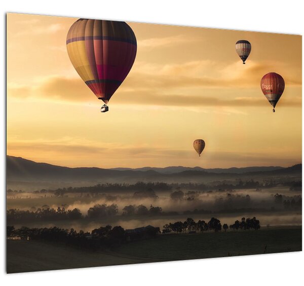 Obraz - létající balóny (70x50 cm)