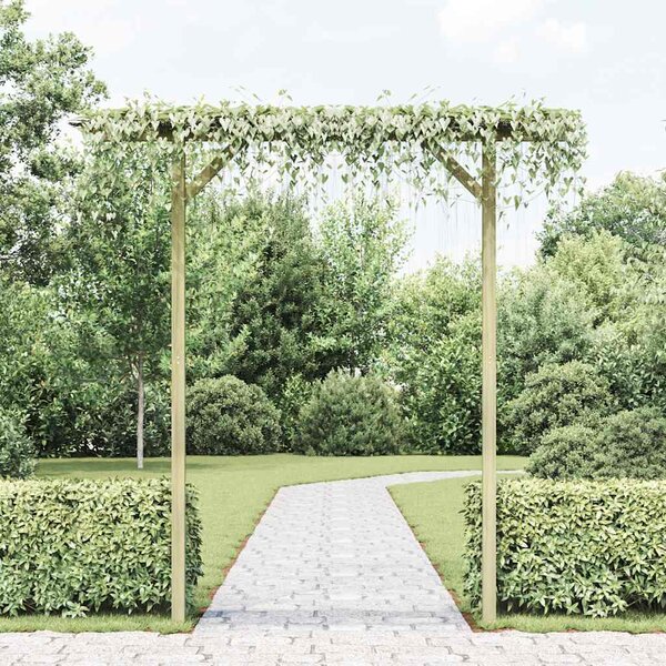 Zahradní pergola 205 x 40 x 203 cm dřevo