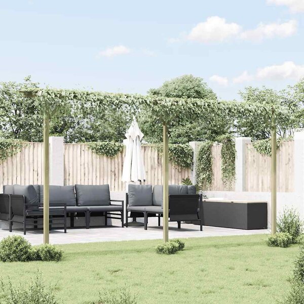 Zahradní pergola 410 x 40 x 203 cm dřevo