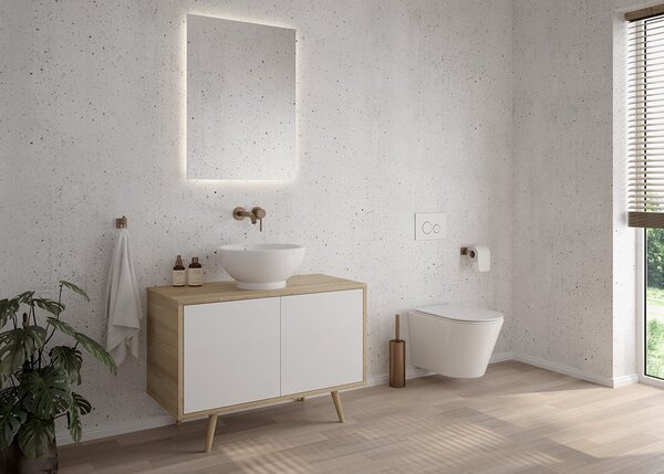 Oltens Lule splachovací tlačítko pro WC bílý 57102000