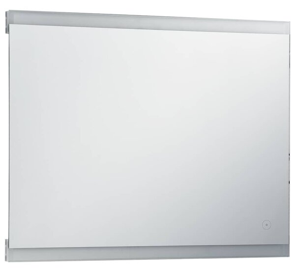 Koupelnové zrcadlo s LED světly a dotykovým senzorem 80 x 60 cm