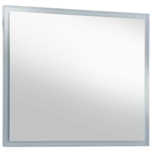 Koupelnové nástěnné zrcadlo s LED osvětlením 60 x 50 cm 144726
