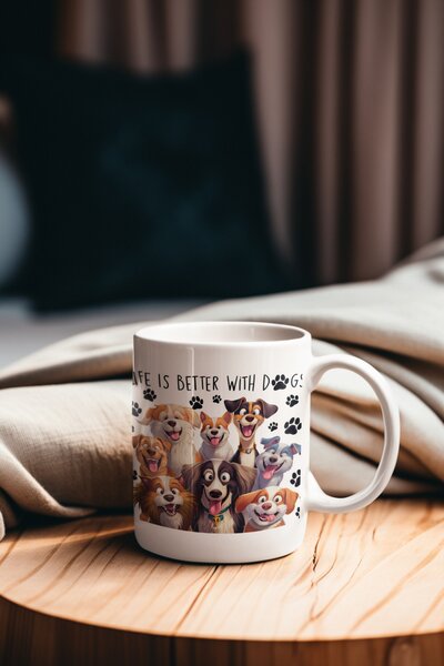 Life With Dogs #1 | keramický hrnek 330ml