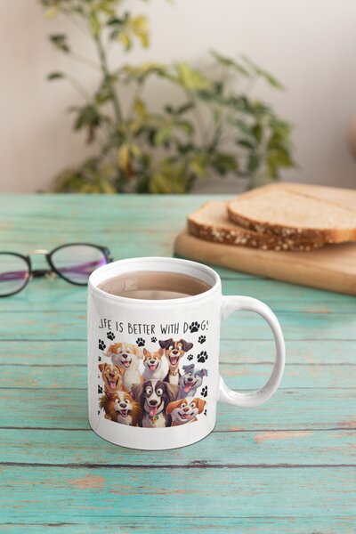 Life With Dogs #1 | keramický hrnek 330ml