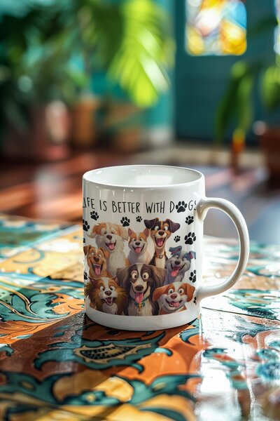 Life With Dogs #1 | keramický hrnek 330ml