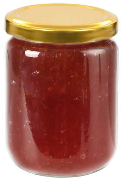 Zavařovací sklenice se zlatými víčky 48 ks 230 ml