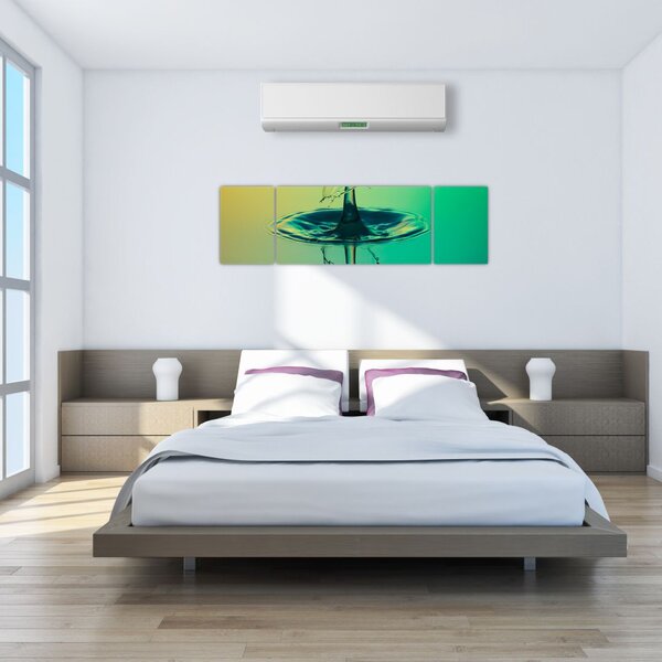 Obraz kapky vody (170x50 cm)