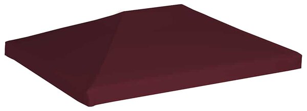 Střecha na altán 310 g/m² 3 x 4 m vínová