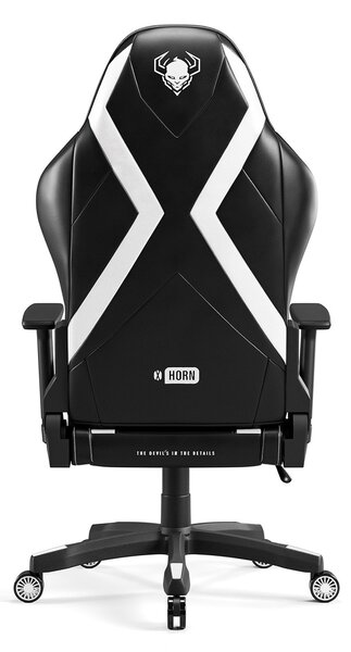 Herní židle Diablo X-Horn 2.0 King Size: Černo-bílá