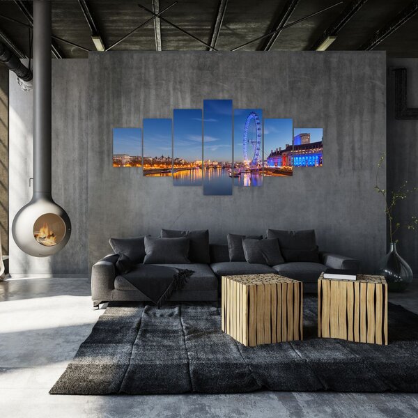 Obraz London Eye (210x100 cm)