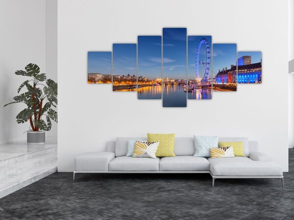 Obraz London Eye (210x100 cm)