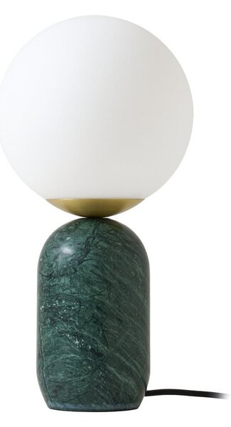 Stolní lampa Lindby, Lennes, Zelená, Obývací pokoj, Mramor, Moderní