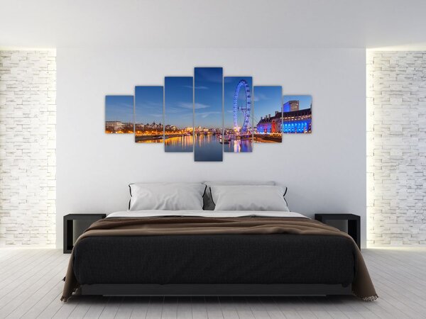 Obraz London Eye (210x100 cm)