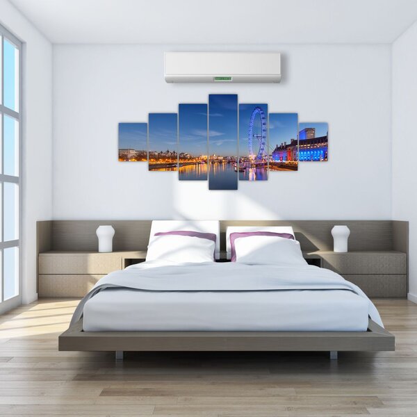 Obraz London Eye (210x100 cm)