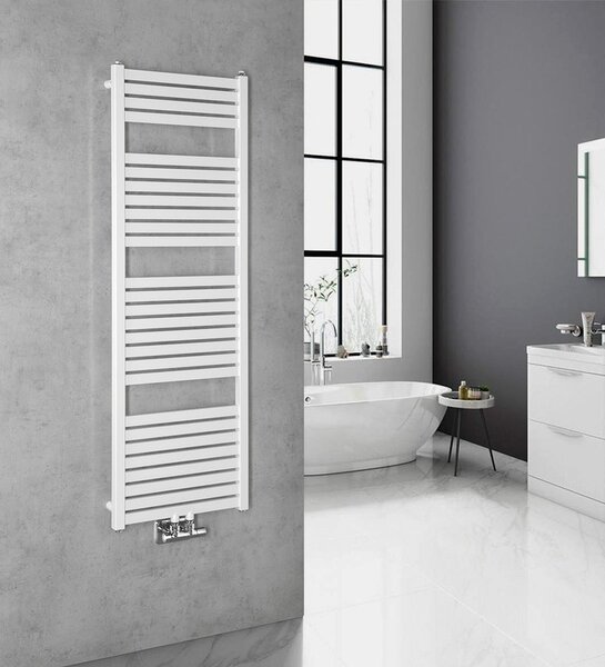 Aqualine Aqualine, TONDI topné těleso 450x1330 mm, středové připojení, bílá, DT470T