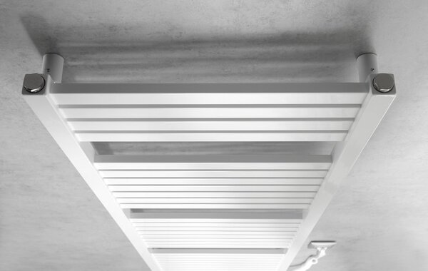 Aqualine Aqualine, TONDI-E elektrické topné těleso, rovné, 450x1330 mm, 500W, bílá, DE470T