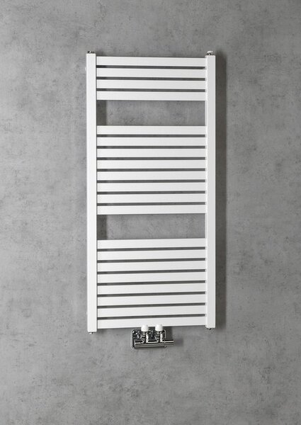 Aqualine Aqualine, TONDI topné těleso 450x970 mm, středové připojení, bílá, DT450T
