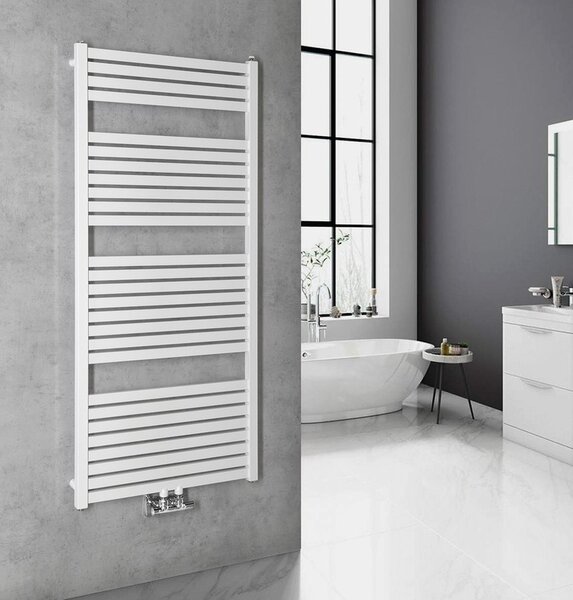 Aqualine Aqualine, TONDI topné těleso 600x1330 mm, středové připojení, bílá, DT480T