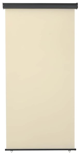 Balkonová zástěna 125 x 250 cm krémová