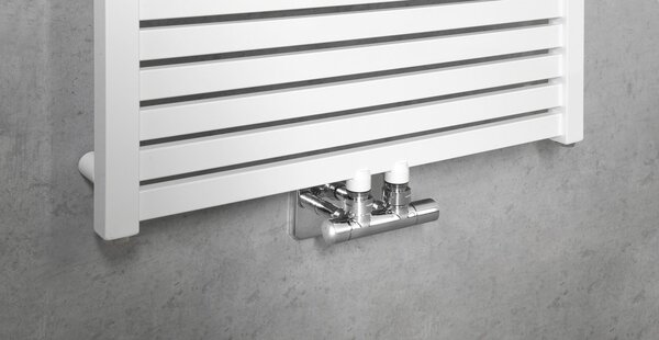 Aqualine Aqualine, TONDI topné těleso 600x1690 mm, středové připojení, bílá, DT490T