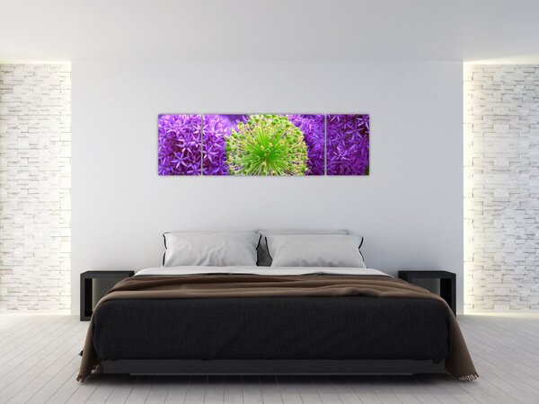 Obraz květiny (170x50 cm)