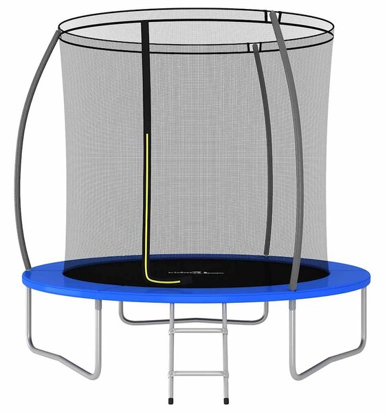 Trampolína s příslušenstvím kulatá 244 x 55 cm 100 kg