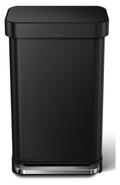 Pedálový ocelový odpadkový koš 45 l – simplehuman