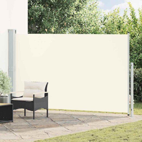 Zatahovací boční markýza 180 x 300 cm krémová