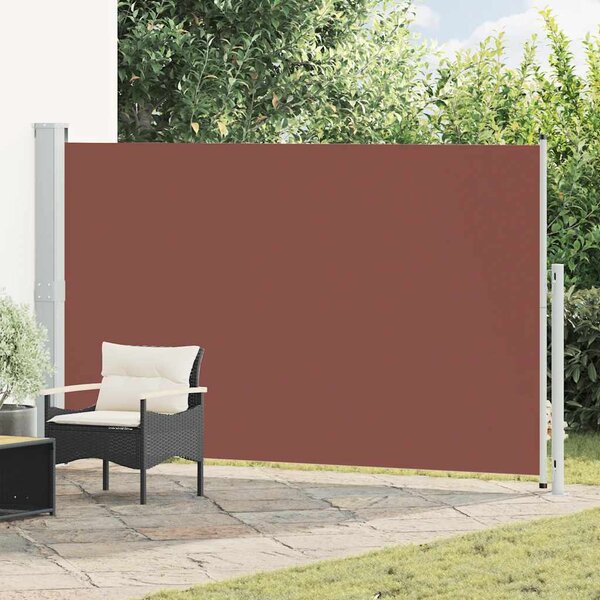Zatahovací boční markýza 180 x 300 cm hnědá