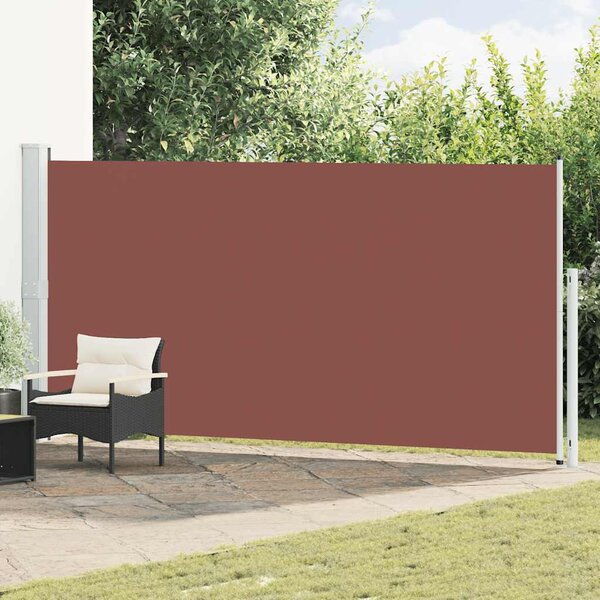 Zatahovací boční markýza 180 x 500 cm hnědá 313408