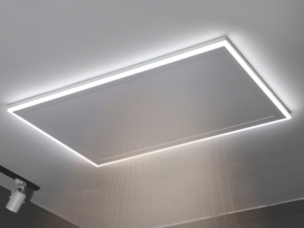 Stropní Infrapanel CEILING LED 660W | WiFi | Výhřevnost 12 m2 | 108x63 cm | LED světlo | Bezdrátový WiFi termostat