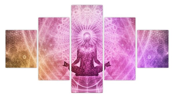 Obraz meditace (125x70 cm)