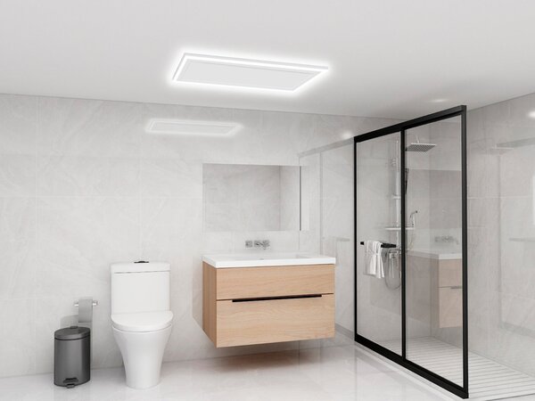 Stropní Infrapanel CEILING LED 660W | WiFi | Výhřevnost 12 m2 | 108x63 cm | LED světlo | Bezdrátový WiFi termostat