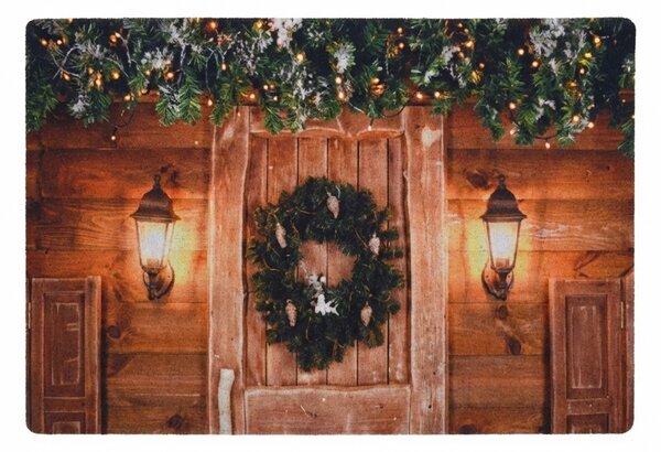 Vánoční rohožka RUSTIC WELCOME 38x58 cm - více variant Varianta: Brusle