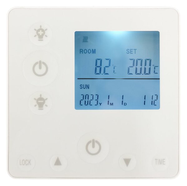 Stropní Infrapanel CEILING LED 370W | WiFi | Výhřevnost 6.5 m2 | 65x63 cm | LED světlo | Bezdrátový WiFi termostat