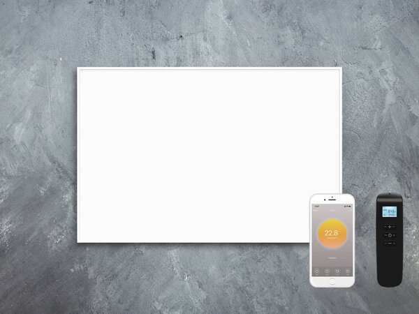 Nástěnný infrapanel BASIC 700W | Výhřevnost 12.5 m2 | 120x60 cm | WiFi termostat
