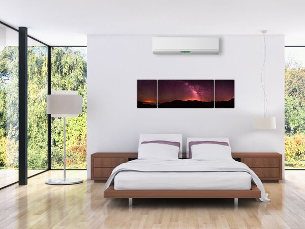 Obraz růžové mlléčné dráhy (170x50 cm)