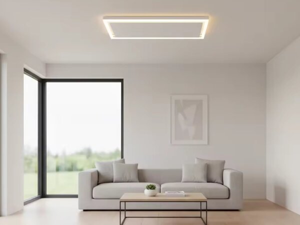 Stropní infrapanel CEILING LED DESIGN 1150W | Výhřevnost 21 m2 | 93x40 cm | LED světlo | Bezdrátový termostat