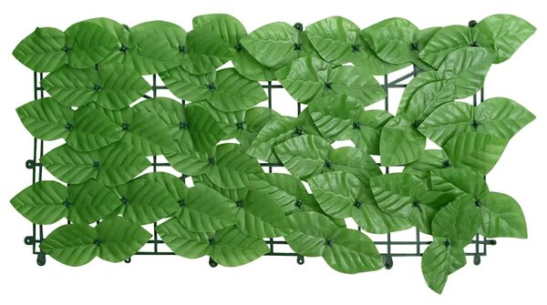 Balkónová zástěna se zelenými listy 600 x 150 cm