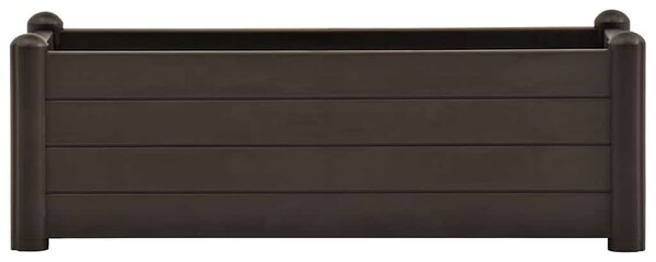 Vyvýšený záhon PP moka 100 x 43 x 35 cm