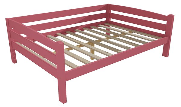 Vomaks Dětská postel DP 010 XL Rozměr: 140 x 200 cm, Povrchová úprava: netransparentní barva růžová