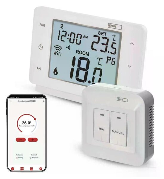 Bezdrátový WiFi termostat EMOS GOSMART P56211