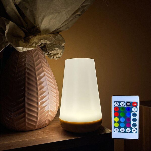 4Leaders Chytrá LED lampička měnící barvy 7 barev 15,5×9,5×9,5 cm