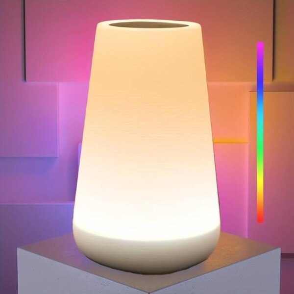 4Leaders Chytrá LED lampička měnící barvy 7 barev 15,5×9,5×9,5 cm